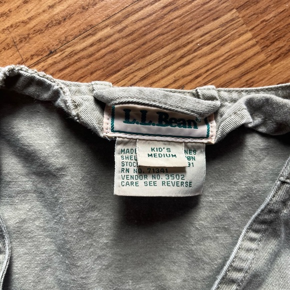 Vintage L.L. Bean kids youth Vest size medium - Picture 3 of 4